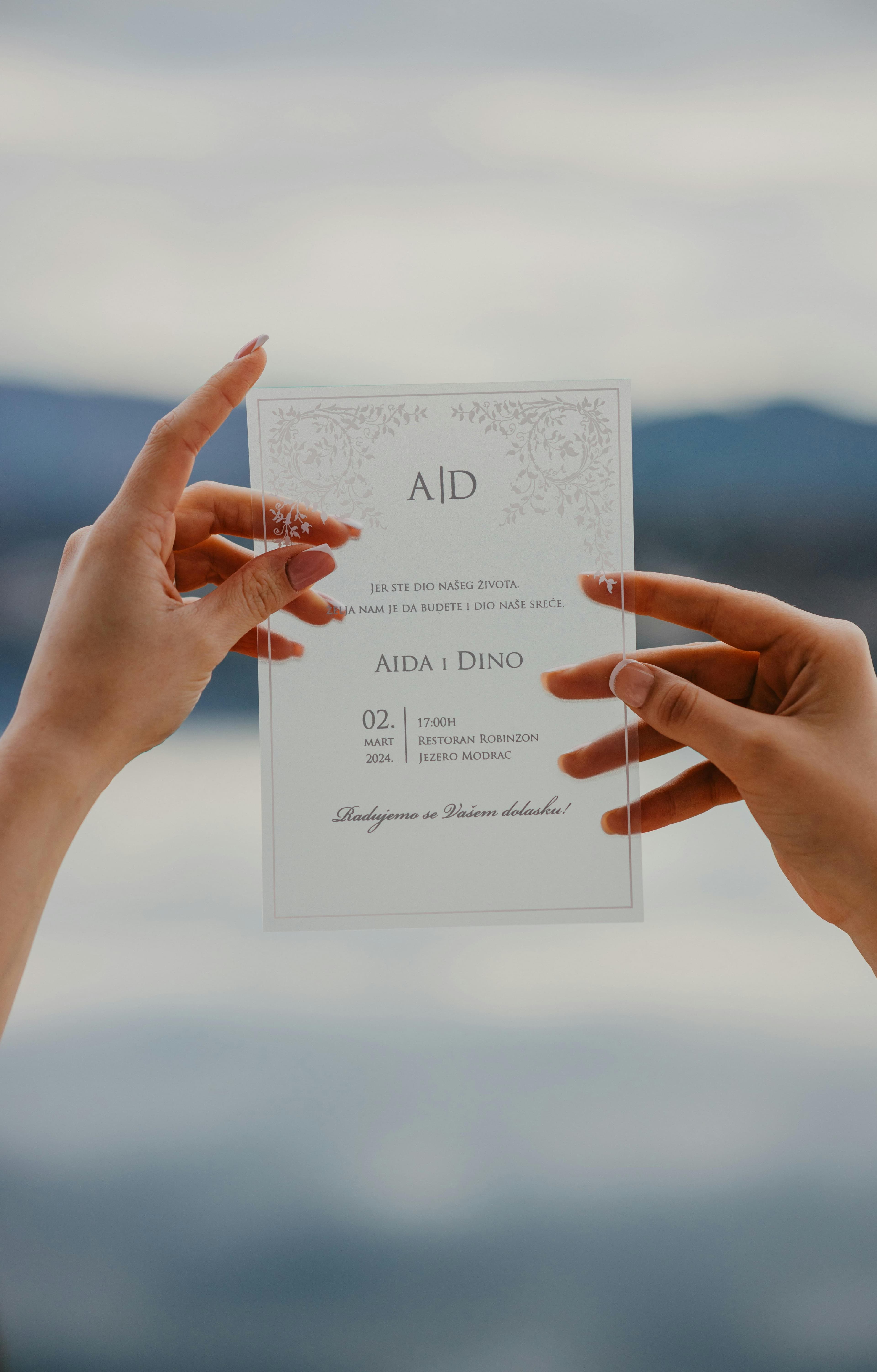 Convite de casamento